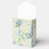 Waterverf Blauw en Wit Hydrangea Crest Bedankdoosjes (Geopend)