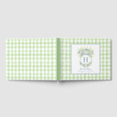 Waterverf Blauw en Wit Hydrangea Crest Gastenboek (Volledig)