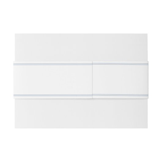 Waterverf Blauw en Wit Hydrangea Crest Uitnodigingen Wikkel (Achterkant Voorbeeld)