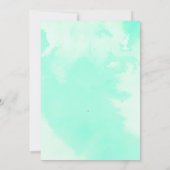 Waterverf Blauw Goud Mandala Kaart (Achterkant)