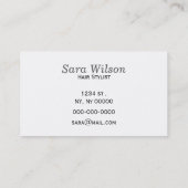 waterverf blauw jellyvisstrand ontwerp visitekaartje (Achterkant)