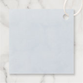 waterverf blauw kruis Baptisme Bedankjes Labels (Achterkant)