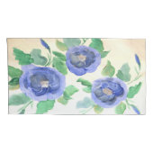 Waterverf blauw kussensloop (Achterkant-Rechts)