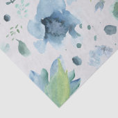 Waterverf Blauw op papier voor lichte grijze weefs (Detail)