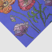 Waterverf  blauw patroonblauw blauw blauw blauw bl tissuepapier (Detail)