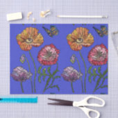 Waterverf  blauw patroonblauw blauw blauw blauw bl tissuepapier (Craft)