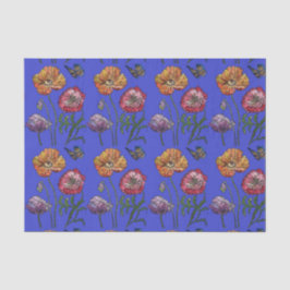 Waterverf  blauw patroonblauw blauw blauw blauw bl tissuepapier