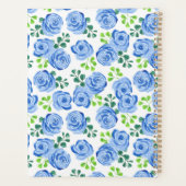 Waterverf Blauw Roos Dream Art Planner (Achterkant)
