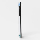 Waterverf Blauw Roos Girly Faith Case-Mate iPhone Case (Achterkant/links)