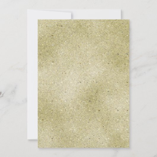 Waterverf Blauw Roze Goud Glitter Geslacht Reveal Kaart (Achterkant)