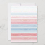 Waterverf Blauw Roze Hij of zij maakt de ziekte b Kaart (Achterkant)