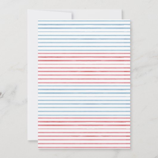 Waterverf Blauw Roze Hij of zij maakt de ziekte b Kaart (Achterkant)