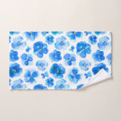 Waterverf blauw slipjes altviool handdoeken (Handdoek)