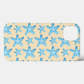 Waterverf blauw tongpatroon Case-Mate iPhone case (Achterkant (horizontaal))
