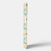 Waterverf blauw tongpatroon Case-Mate iPhone case (Achterkant / Rechts)