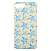 Waterverf blauw tongpatroon Case-Mate iPhone case (Achterkant)