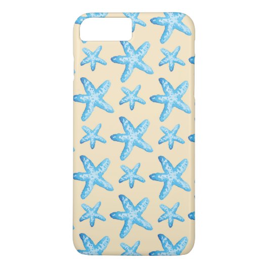 Waterverf blauw tongpatroon Case-Mate iPhone case (Achterkant)