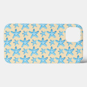 Waterverf blauw tongpatroon Case-Mate iPhone case (Achterkant (horizontaal))