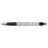 Waterverf blauw tongpatroon pen (Voorkant)