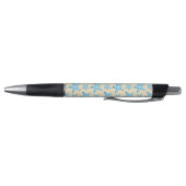 Waterverf blauw tongpatroon pen (Bodem)