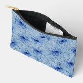 Waterverf Blauw Wilde Bloemen Boeket Etui (Open)