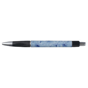 Waterverf Blauw Wilde Bloemen Boeket Pen