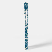 Waterverf Blauw & Wit Bloemen  Patroon Case-Mate iPhone Case (Achterkant / Links)