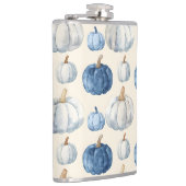 WATERVERF BLAUW & WIT HERFST HERFSTPOMPOENEN HEUPFLES (Rechts)