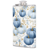 WATERVERF BLAUW & WIT HERFST HERFSTPOMPOENEN HEUPFLES (Links)