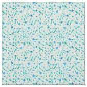 Waterverf blauwberrie patroon stof (Swatch)