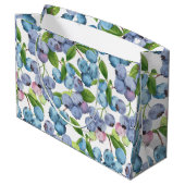 Waterverf Blauwbes Groot Cadeauzakje (Achterkant Gekanteld)