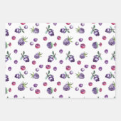 Waterverf Blauwbes Inpakpapier Vel (Voorkant 2)