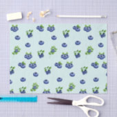 Waterverf Blauwbesvruchten Tissuepapier (Craft)