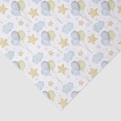 Waterverf blauwe ballonnen tissuepapier (Detail)