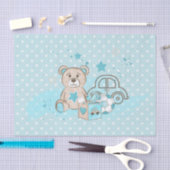 WATERVERF BLAUWE BLAUWE BLAUWE BLOKKEN TISSUEPAPIER (Craft)