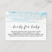 Waterverf Blauwe Boek Verzoek Inschrijving Informatiekaartje (Voorkant)