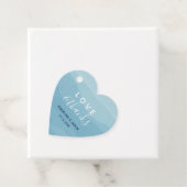 Waterverf Blauwe Bruiloft Dank u Bedankjes Labels (In situ)