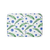Waterverf Blauwe cornbloemen Badmat (Voorkant)