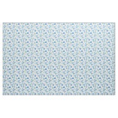 Waterverf blauwe cornbloemen stof (Fat Quarter)