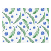 Waterverf Blauwe cornbloemen Tafelkleed (Voorkant (Horizontaal))