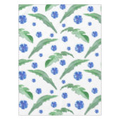 Waterverf Blauwe cornbloemen Tafelkleed (Voorkant)