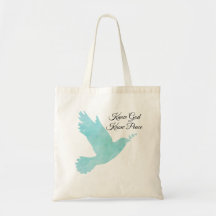 Waterverf Blauwe Dove