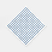 Waterverf Blauwe Ginham Servetten (Hoek)