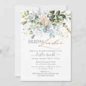 Waterverf Blauwe gom Eucalyptus Vrijgezellenfeest Kaart (Voorkant)