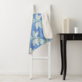 Waterverf Blauwe groene dragonvlietwaterinjector Sherpa Deken (In situ)