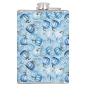 WATERVERF BLAUWE HERFST POMPOENEN HEUPFLES (Achterkant)