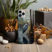 Waterverf, Blauwe Heron in de Glades Case-Mate iPhone Case