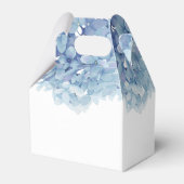 waterverf blauwe hortensia Doop Bedankdoosjes (Achterkant)