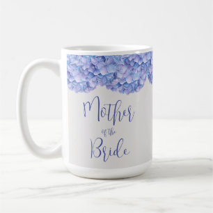 Waterverf Blauwe Hortensia Moeder van de Bruid Koffiemok