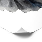 Waterverf blauwe jay perfect poster (Hoek)